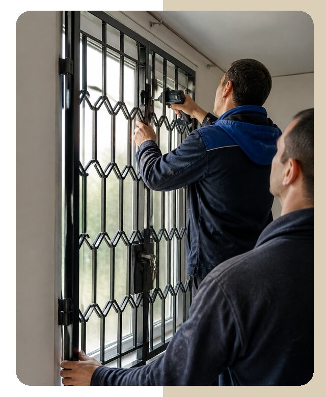Установка распашных решеток в Донском цена от 6586 р. | ДвериЛегко-Днс